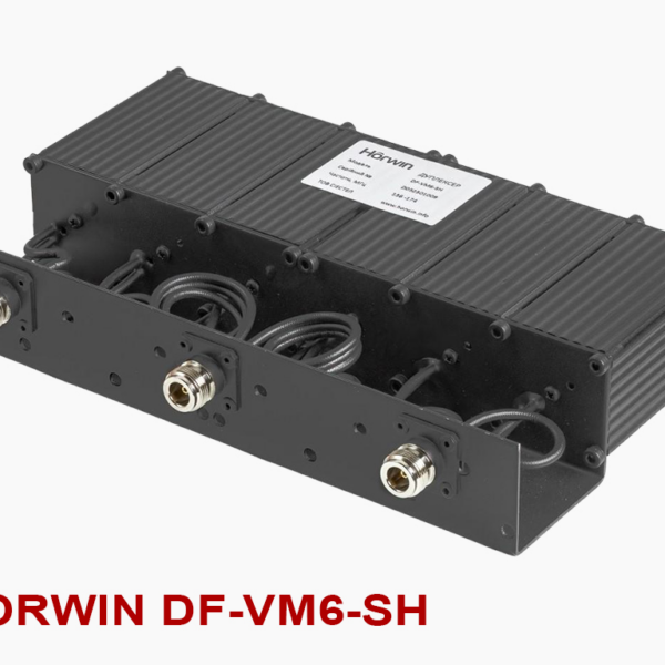 Малогабаритний дуплексний фільтр DF-VM6-SH,  136-156/152-174 МГц, 100Вт, рознос 4-6/6-8/8-10/10-12/20-24 МГц