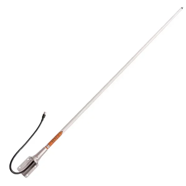 Стационарна фібергласова морська антенна  BS-F19-А, 156-162 MHz,  5.5 dBi, 2750mm,N female,3/4λ J-pole,Тайвань
