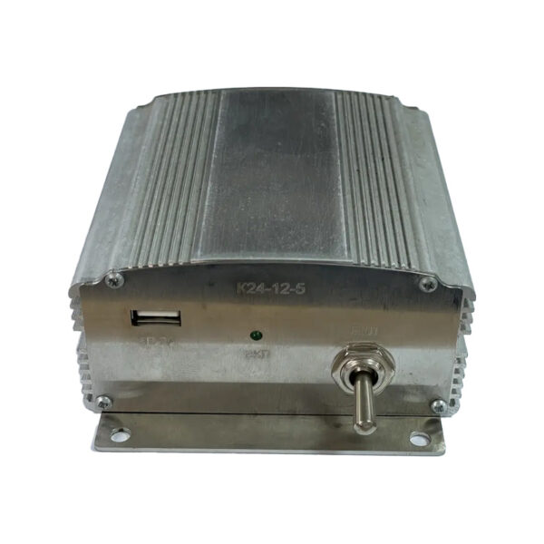 Імпульсний перетворювач постійної напруги К-24-12-5 24V-13.8V/15A (БЖ з можливість підключення резервної АКБ)